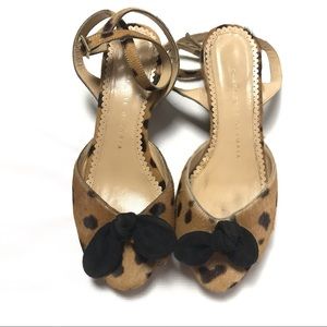 Charlotte Olympia Alexa Ankle Strap Sandal Wedge